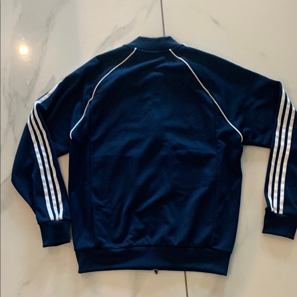 adidas Navy Blue Performance Jacket - Picture 3 of 3